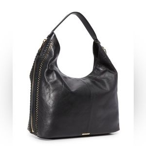 NWT Rebecca Minkoff Bryn double zip hobo with gold studs